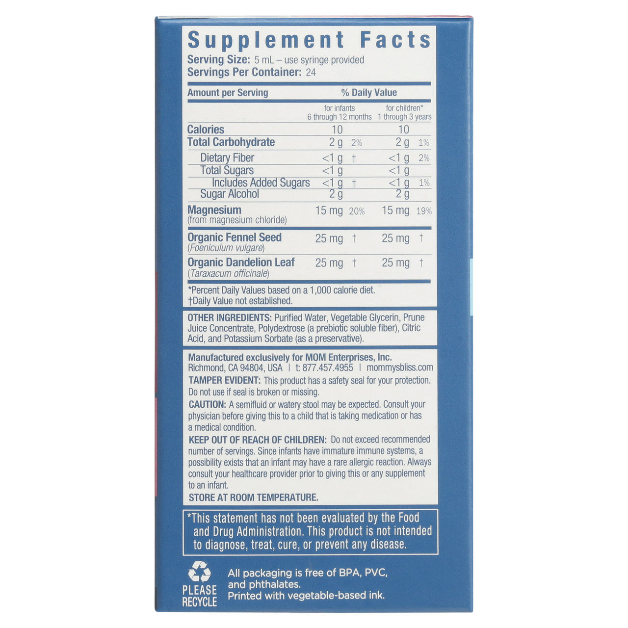 BLISS BABY CONSTIP EASE ( 1 X 4 OZ   )