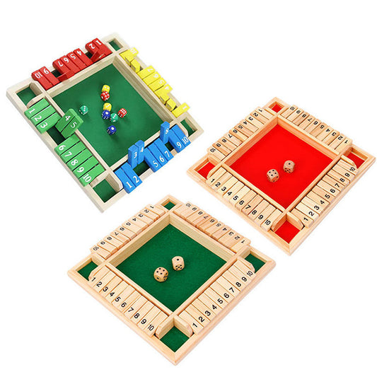 Cross-border Digital Flip-flop Family Parent-child Game Wooden Four-person Multiplayer Gathering Desktop Drinkers Educational Toys