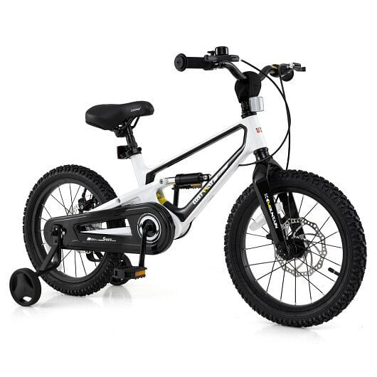 16 Inch Kids Bike Magnesium Alloy Bicycle Adjustable for Aged 4 to 7-16 inches
